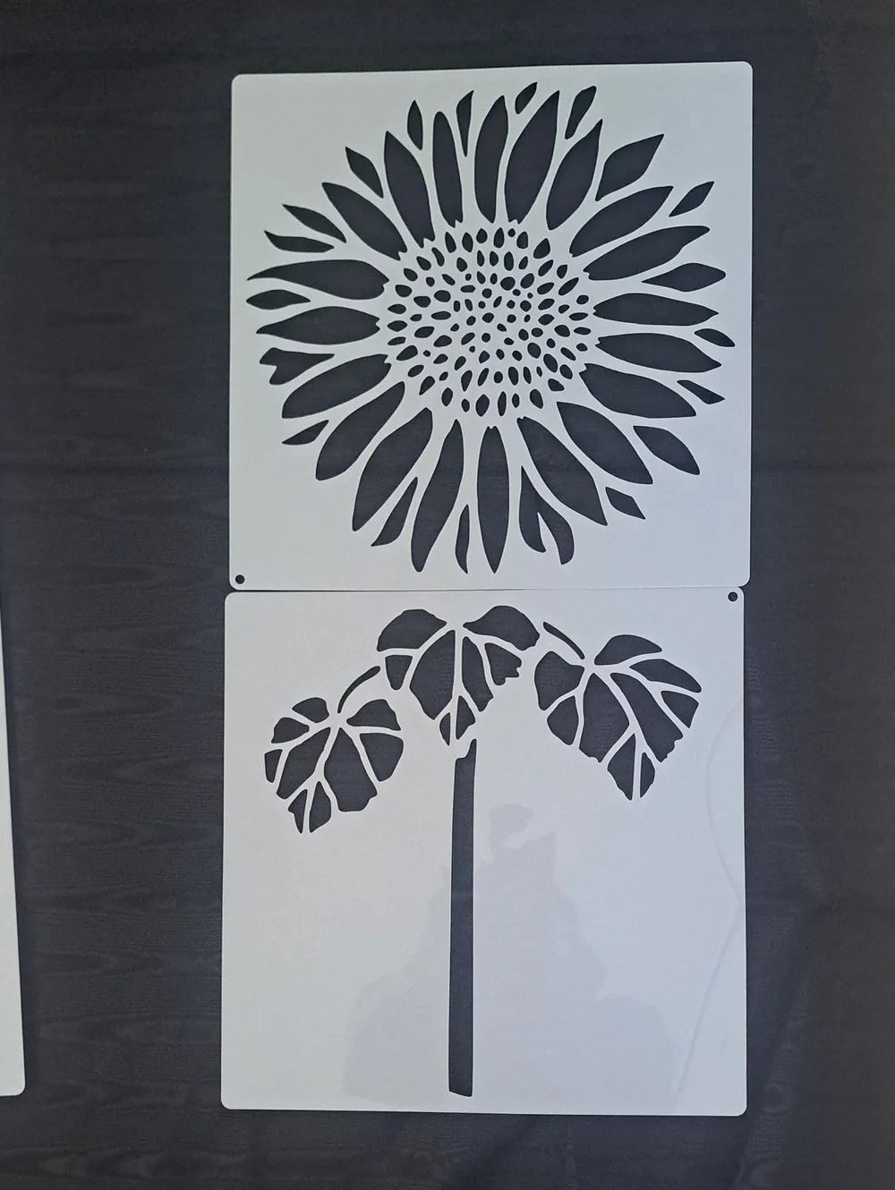 Sunflower Painting Stencils Flowers  Reusables Drawing Plants Home Decor
